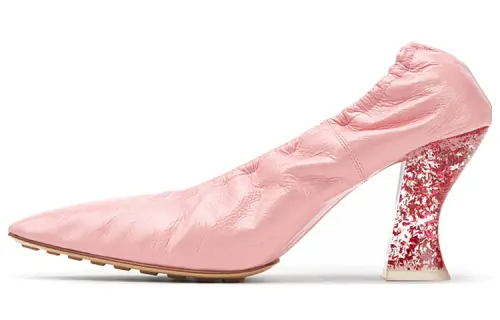 Bottega Veneta Almond Cone Heel High Heels 7.5cm Women's Pink