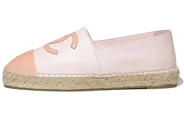 CHANEL Sheepskin Casual Shoes Women's Pink
