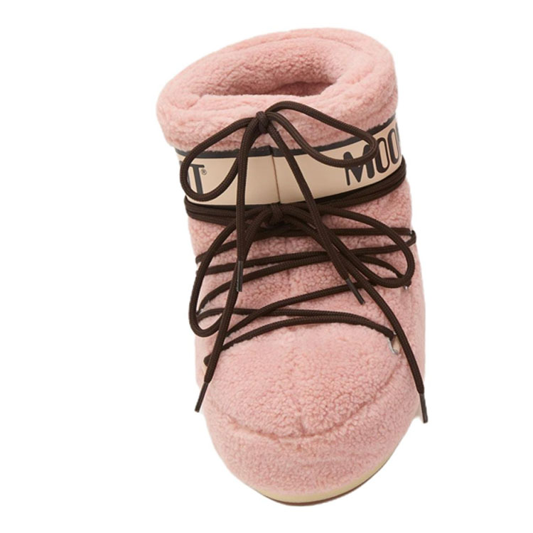 Луноходы Moon Boot Stivale PU (розовые) — фото 5