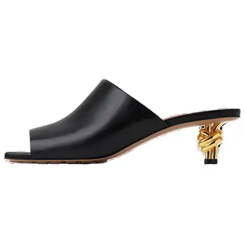 Bottega Veneta Knot Detailed Open-Toe Mules Women's
