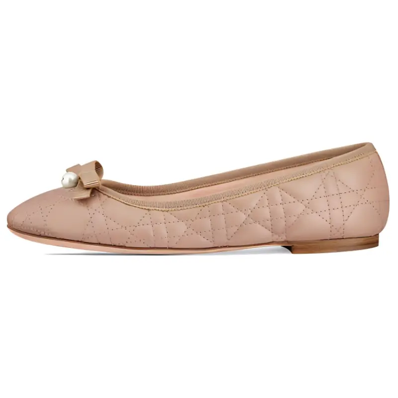 DIOR Leather Women's Casual Shoes Women's Pink
