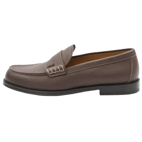 DIOR Granville Calfskin Loafers Men's Brown