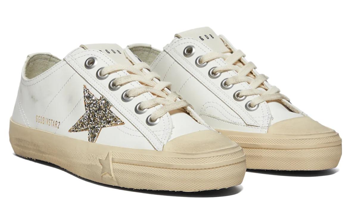 Golden Goose V-Star 2 Distressed Sneakers