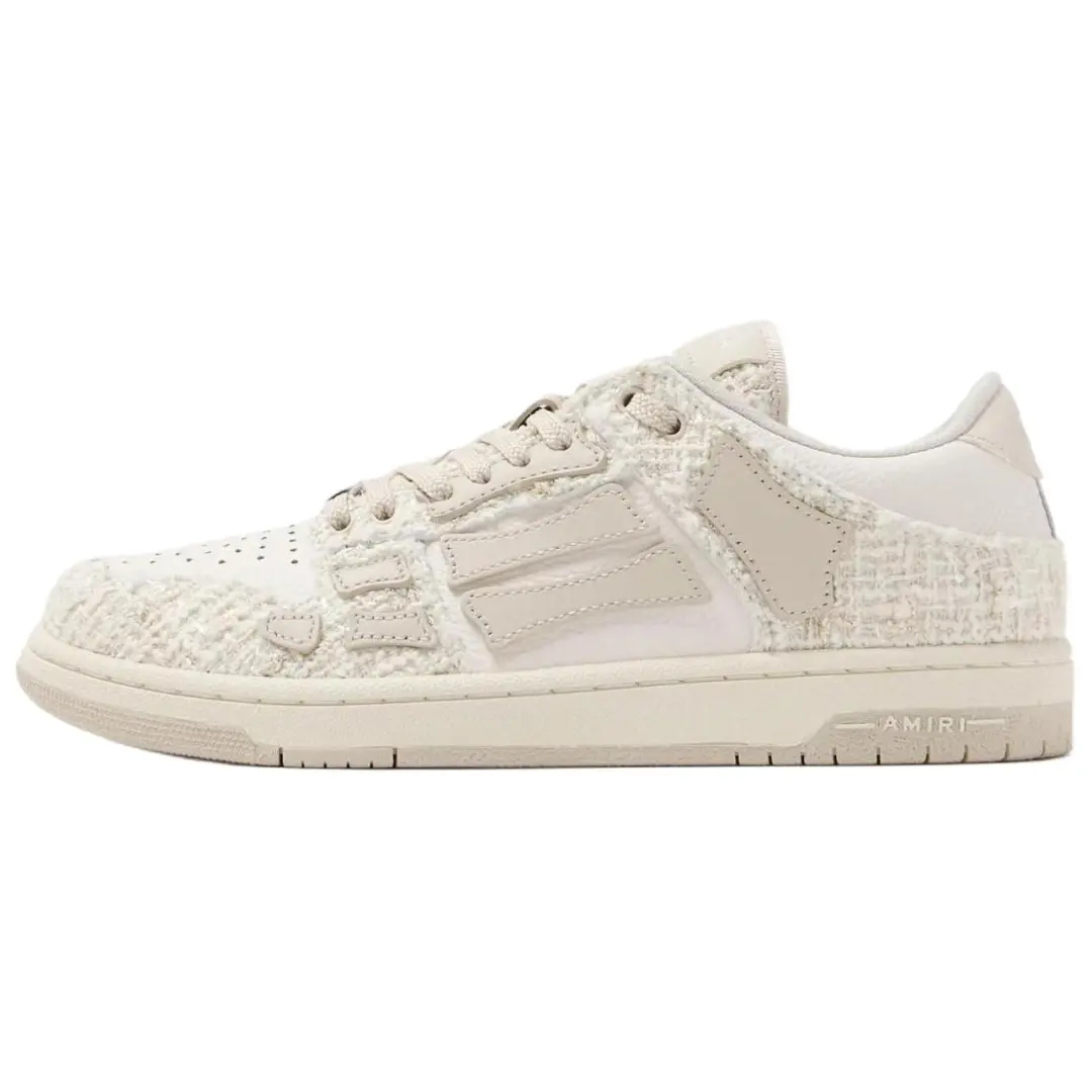 AMIRI Cruise Tweed Leather Sneakers