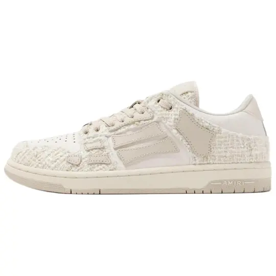 AMIRI Cruise Tweed Leather Sneakers