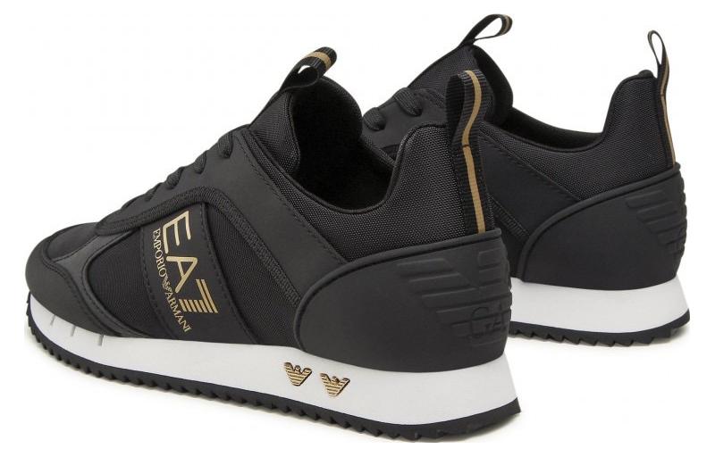 EMPORIO ARMANI EA7 Cushioning Low top Sports Casual Shoes Unisex Black