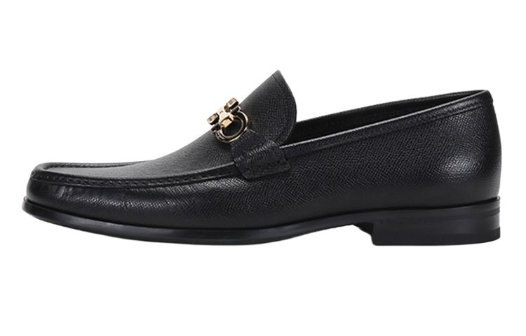 Ferragamo Moccasin With Gancini Reversible Ornament Men's