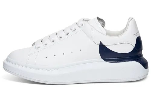 Alexander McQueen Oversized Sneaker 'White Navy Heel'