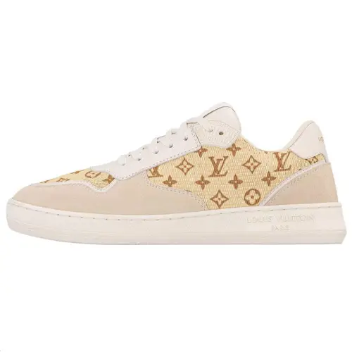 LOUIS VUITTON Stadium Low top Skateboard Shoes Women's Yellow