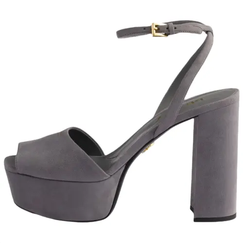 PRADA One Strap Sandals 11.5cm Women's Gray