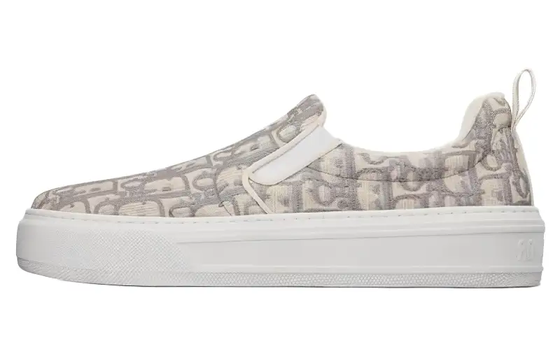 DIOR Women's Solar Slip-On 'DIOR Oblique - Grey Stone'