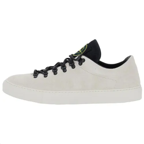 STONE ISLAND Compass Patch Lace Up Sneakers
