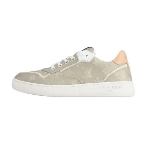 LOUIS VUITTON Stadium Low top Skateboard Shoes Women's Light Umber