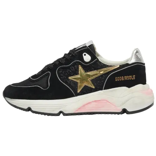 Golden Goose Running Sole Low top Casual Shoes Women's Black