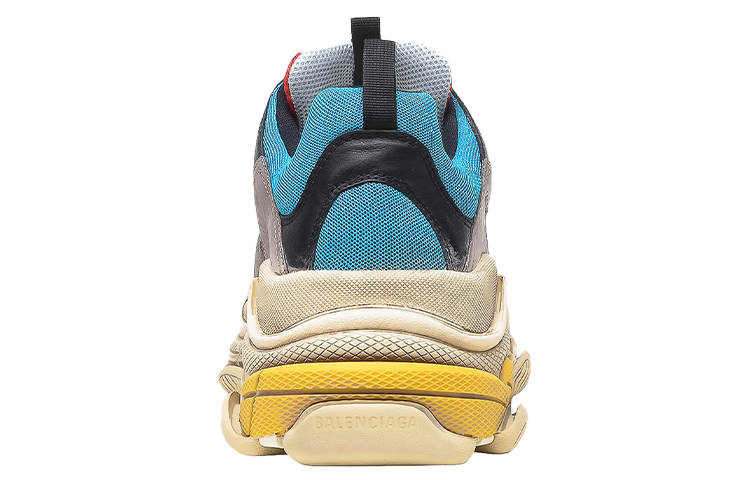Женские кроссовки Balenciaga Triple S (сине-серые) — фото 4