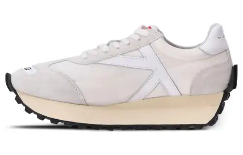 KENZO Leather Abrasion Resistant Abrasion Resistant Low top Casual Shoes Men's Beige Gray