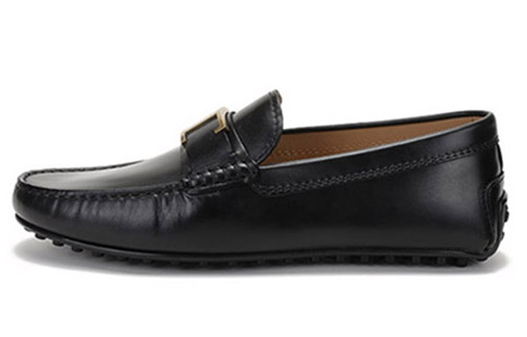 TOD'S logo-plaque leather loafers