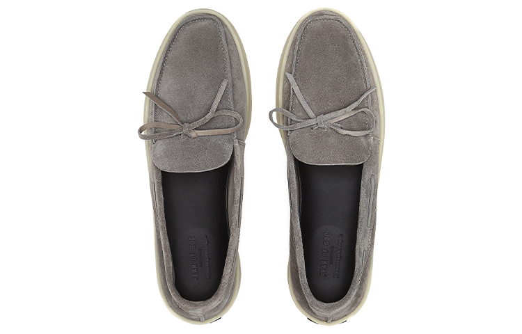 Fear Of God x Ermenegildo Zegna Stylish Skateboarding Shoes Men's Light Gray