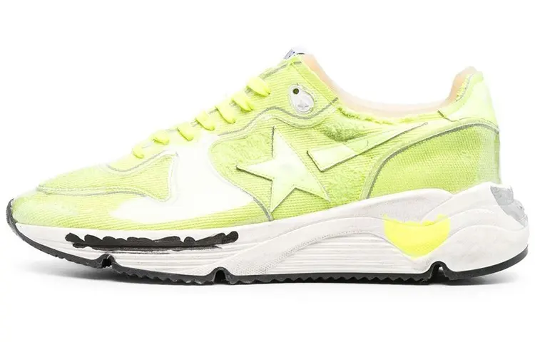 Golden Goose Running Sole Low top Casual Shoes Men's Yellow
