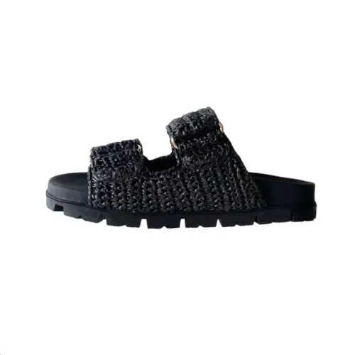 PRADA Slide Slippers Women's Black