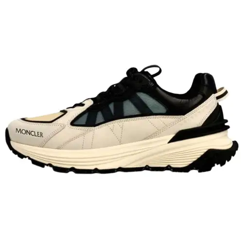 Moncler Lite Runner Suede Sneakers