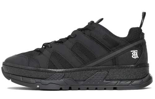 Burberry Union Low top Casual Shoes Men's Pure Black