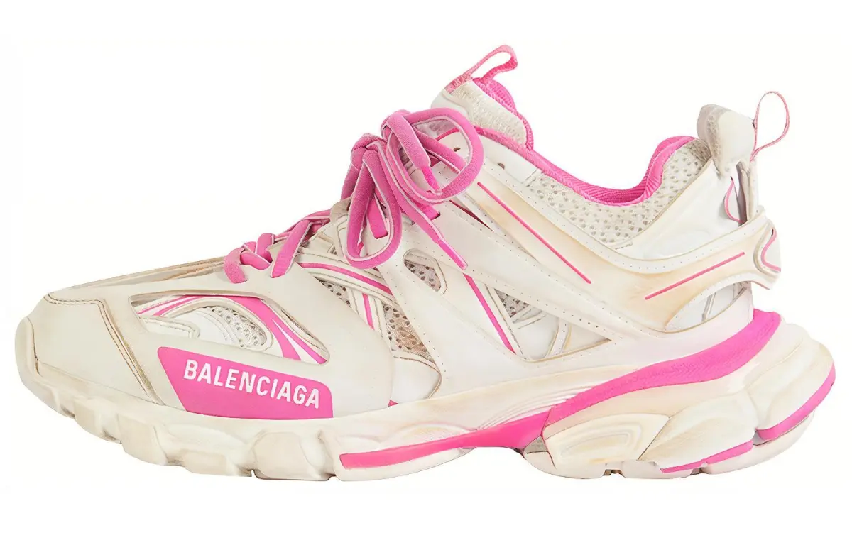 Balenciaga Track Low top Chunky Sneakers Women's Pink White