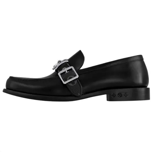 LOUIS VUITTON Loafer Loafers Men's Black