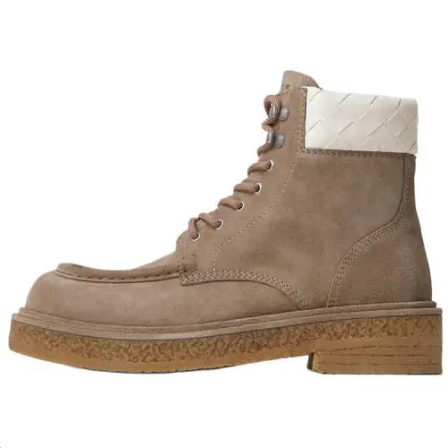 Bottega Veneta Haddock Ankle Boots 4cm Men's Brown