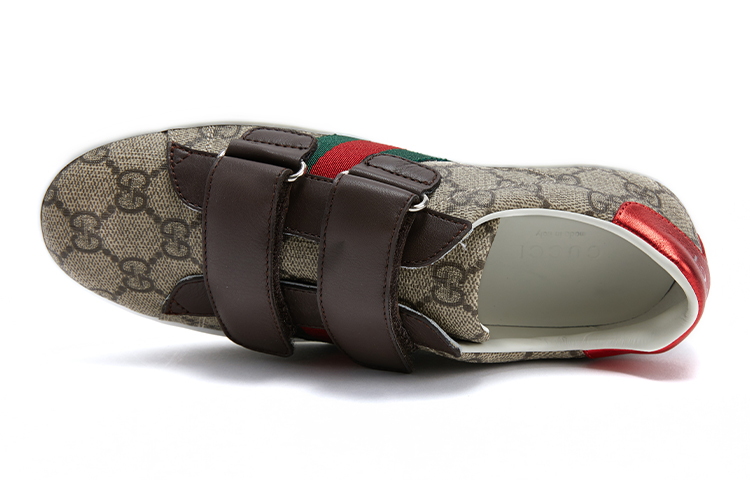 Кеды Gucci (коричневые) — фото 4