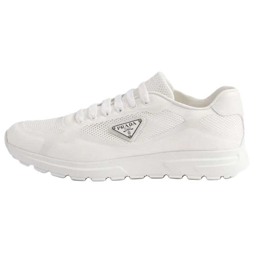 PRADA Prax 01 Low top Casual Shoes 3cm Men's White
