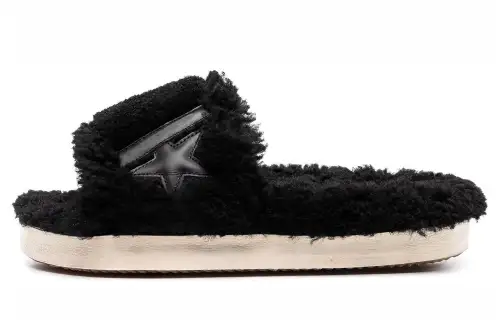 Golden Goose Poolstar Shearling Slides