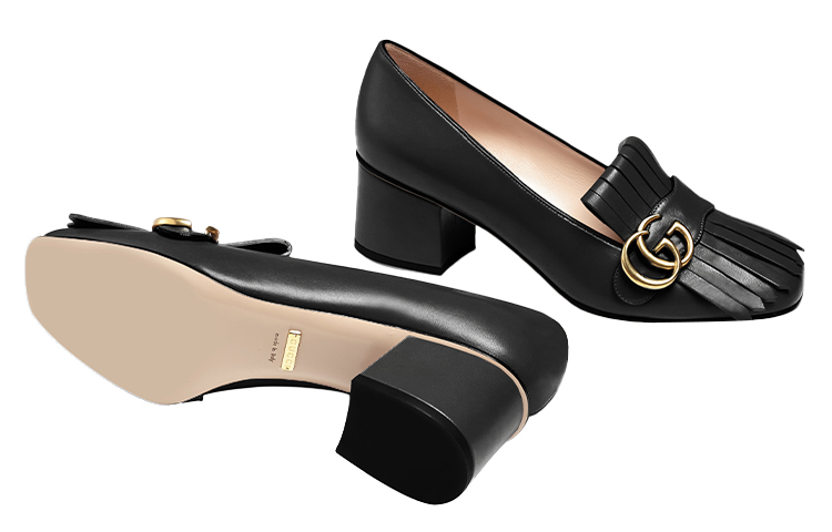 Женские туфли Gucci GG Marmont (черный) — фото 5