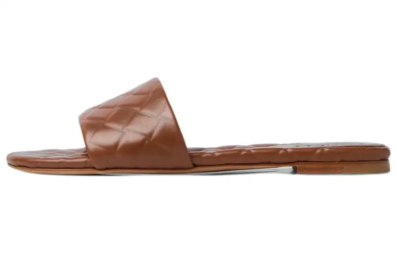 Bottega Veneta Quilted Slip On Sandals Women's
