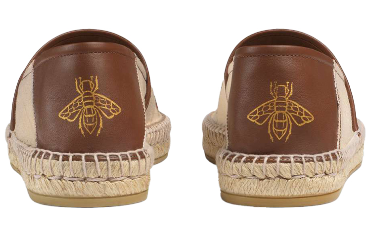 Gucci Logo Espadrille 'Brown'