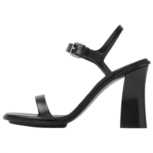 Bottega Veneta Step One Strap Sandals 9cm Women's Black