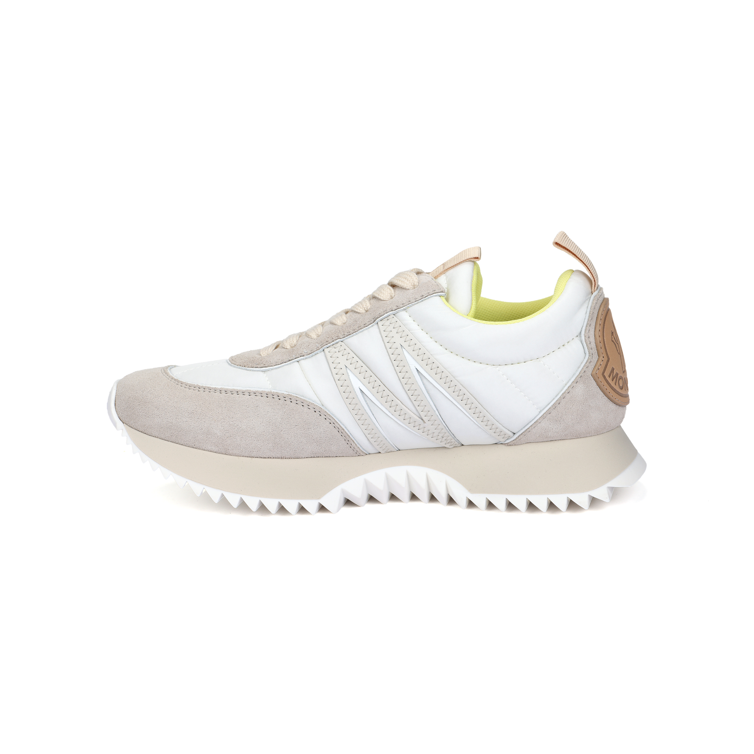 Женские кроссовки Moncler Pacey (микро-белые)