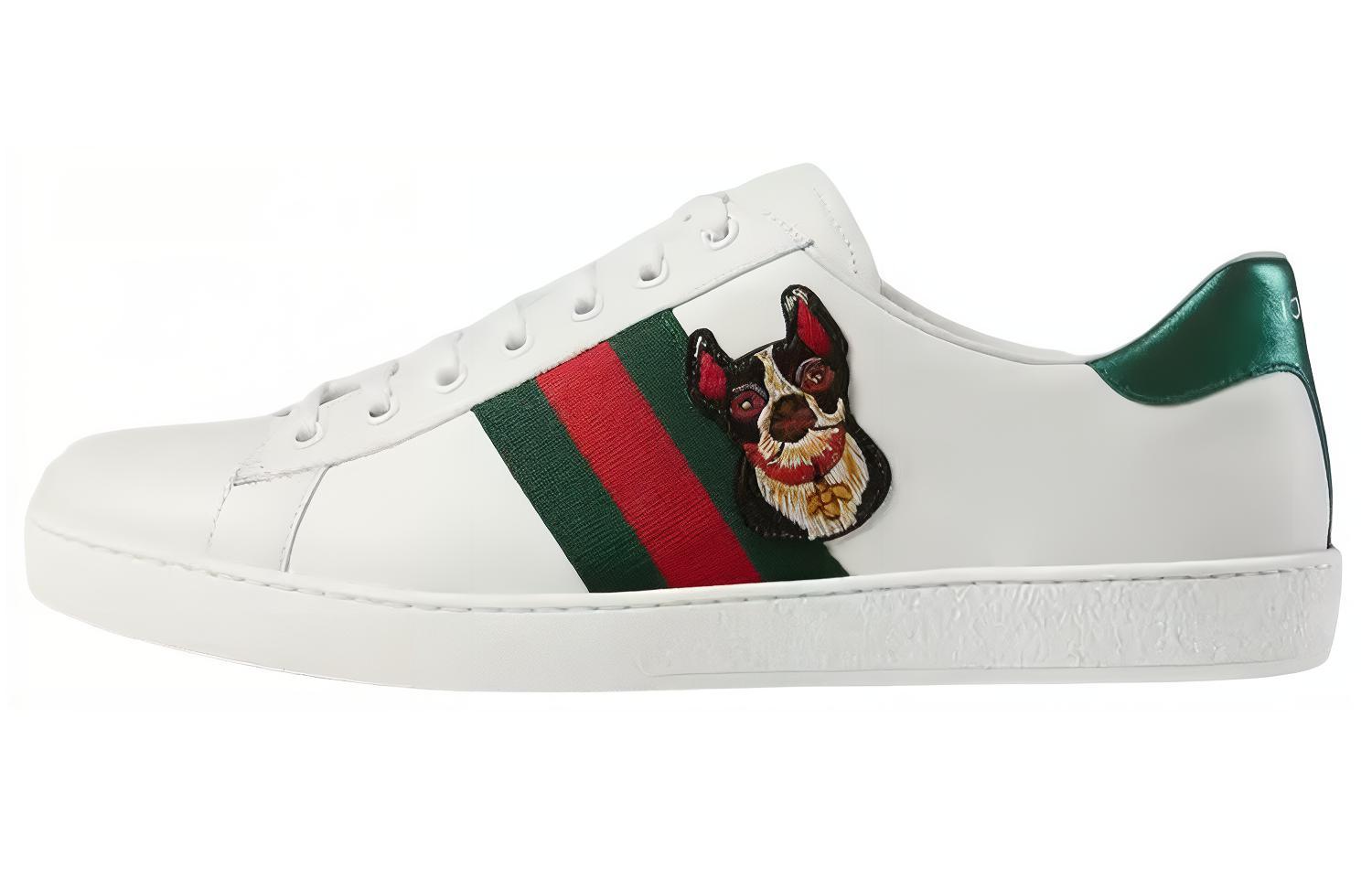 Мужские кеды Gucci ACE (белые)