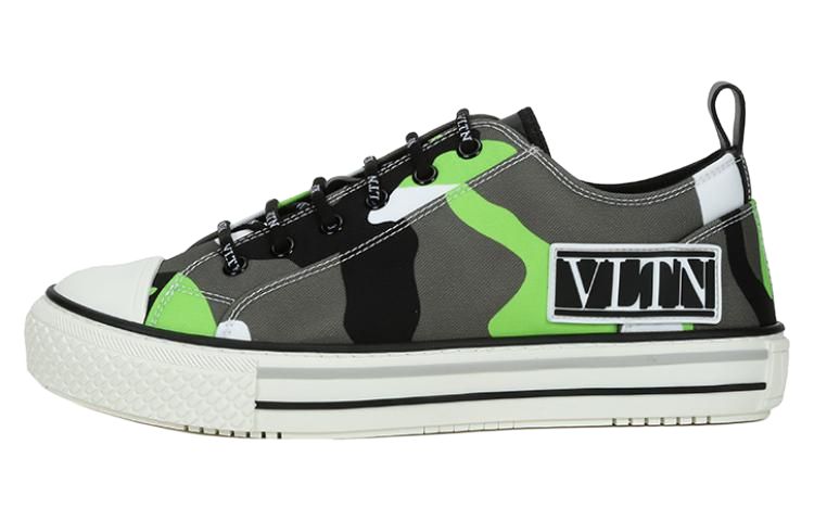 Мужские кеды Valentino Valentino Camouflage (неоново-зеленые)