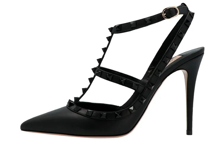 Valentino Rockstud Slim Heel High Heels Women's