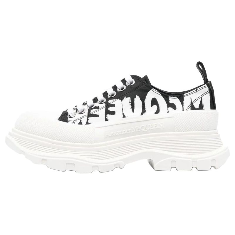 Женские кеды Alexander McQueen Tread Slick (черные)