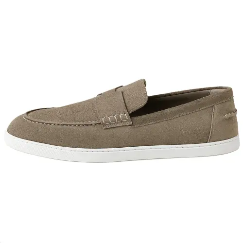 HERMES Job Casual Shoes Men's Umber