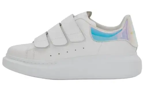 Alexander McQueen Oversized Sneaker 'White Iridescent' Women's