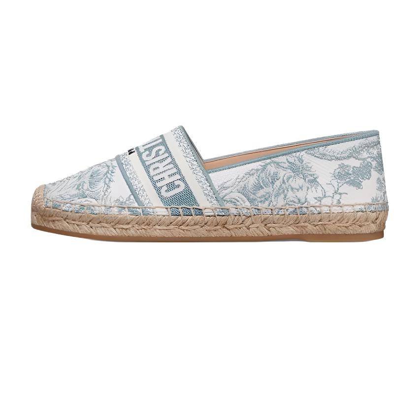 DIOR Granville Espadrilles Women's Light Green