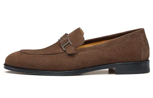 HERMES Loafers Men's Ebony Brown
