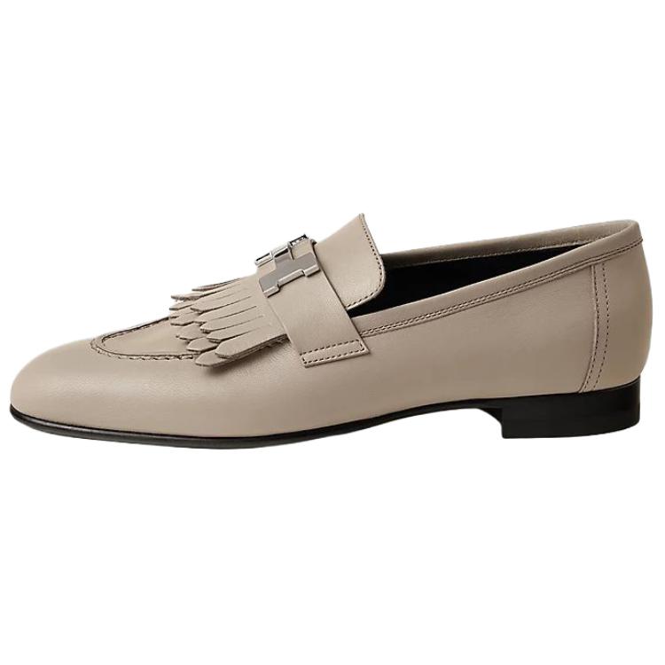 Женские лоферы Hermes Royal (бежевые)