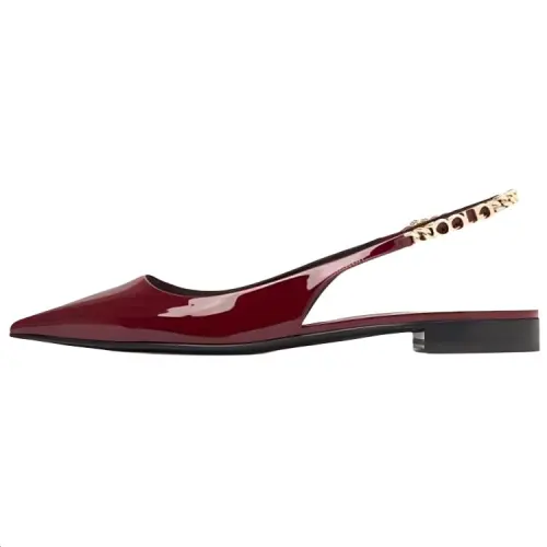 GUCCI Casual Single Shoes Women's Red