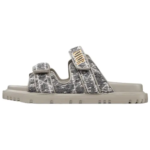DIOR DiorAct Slide Slippers Women's Gray