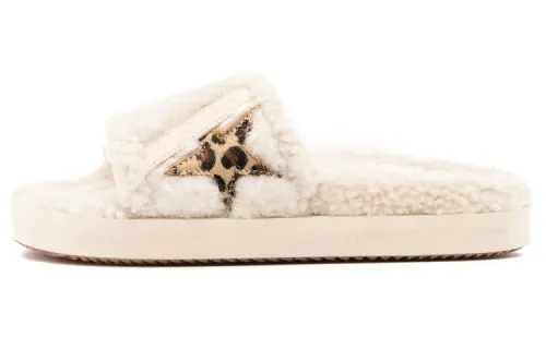 Golden Goose Poolstar Flat Slide Slippers Women's Ecru
