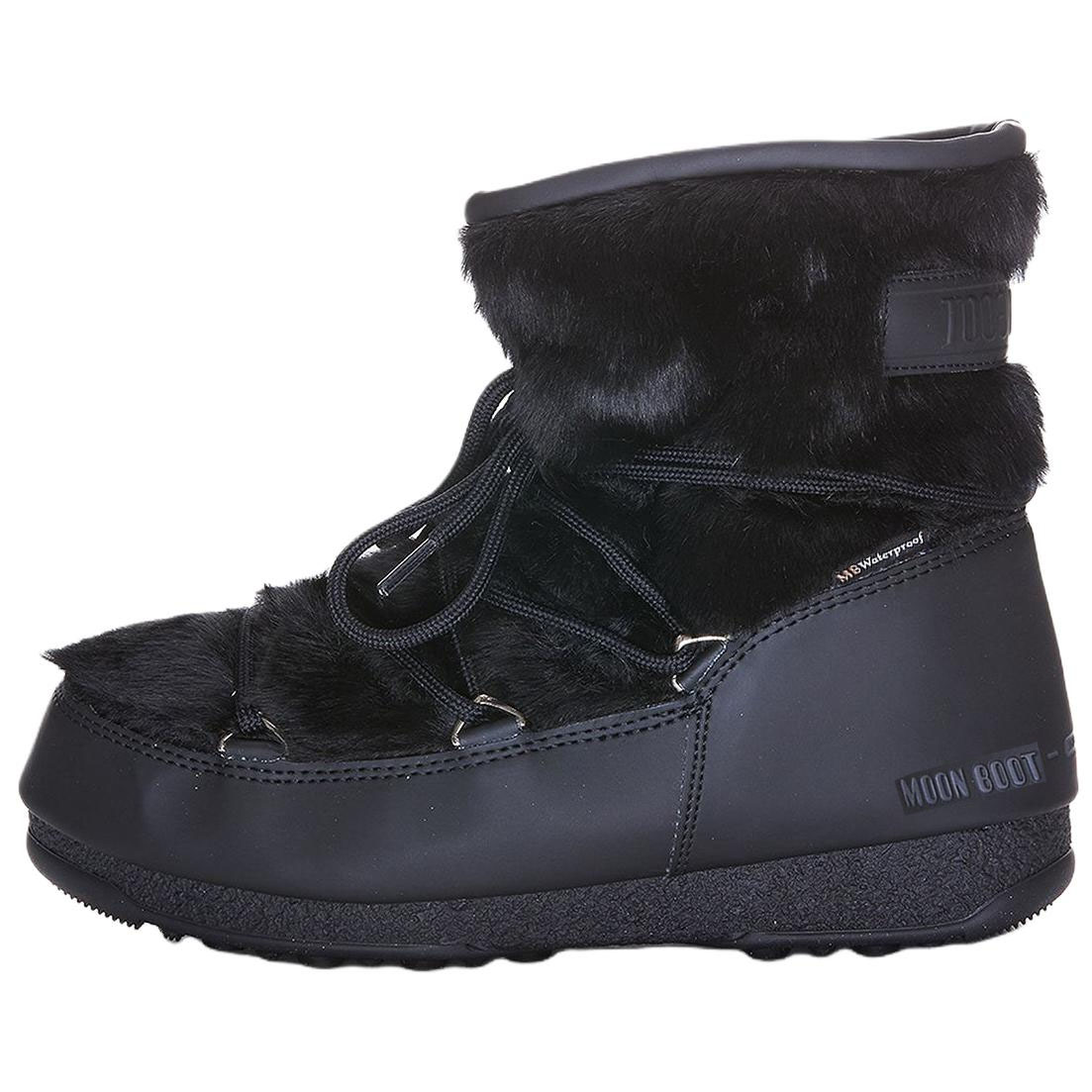 Женские сапоги Moon Boot (черные)